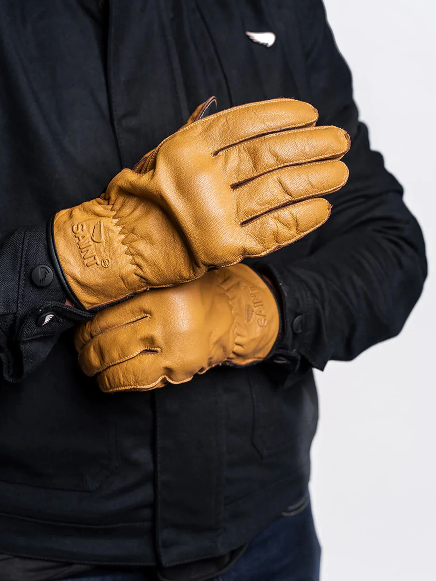 🎁 SA1NT Inside Out Gloves | Light Tan - Image 3