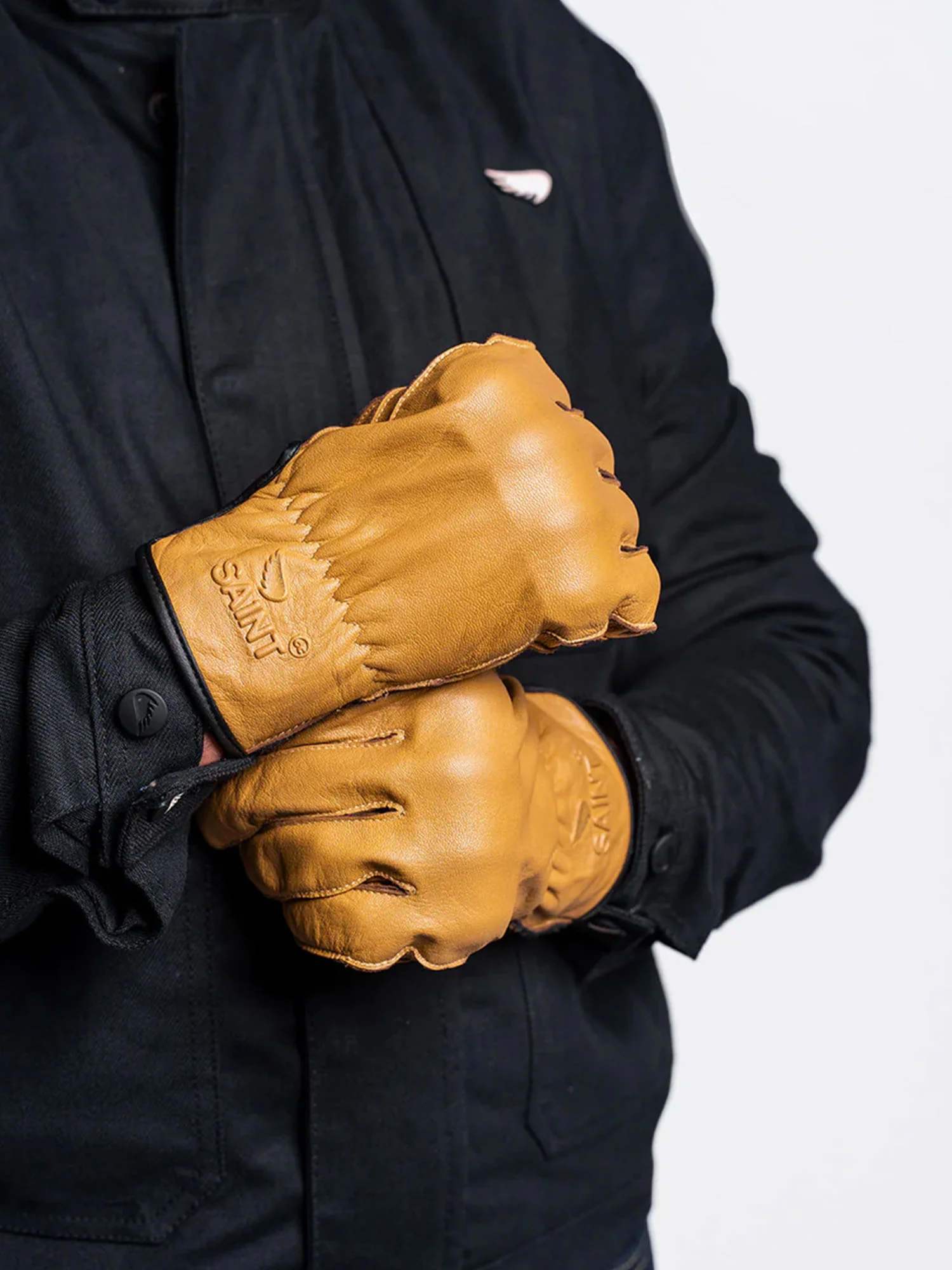 🎁 SA1NT Inside Out Gloves | Light Tan - Image 4