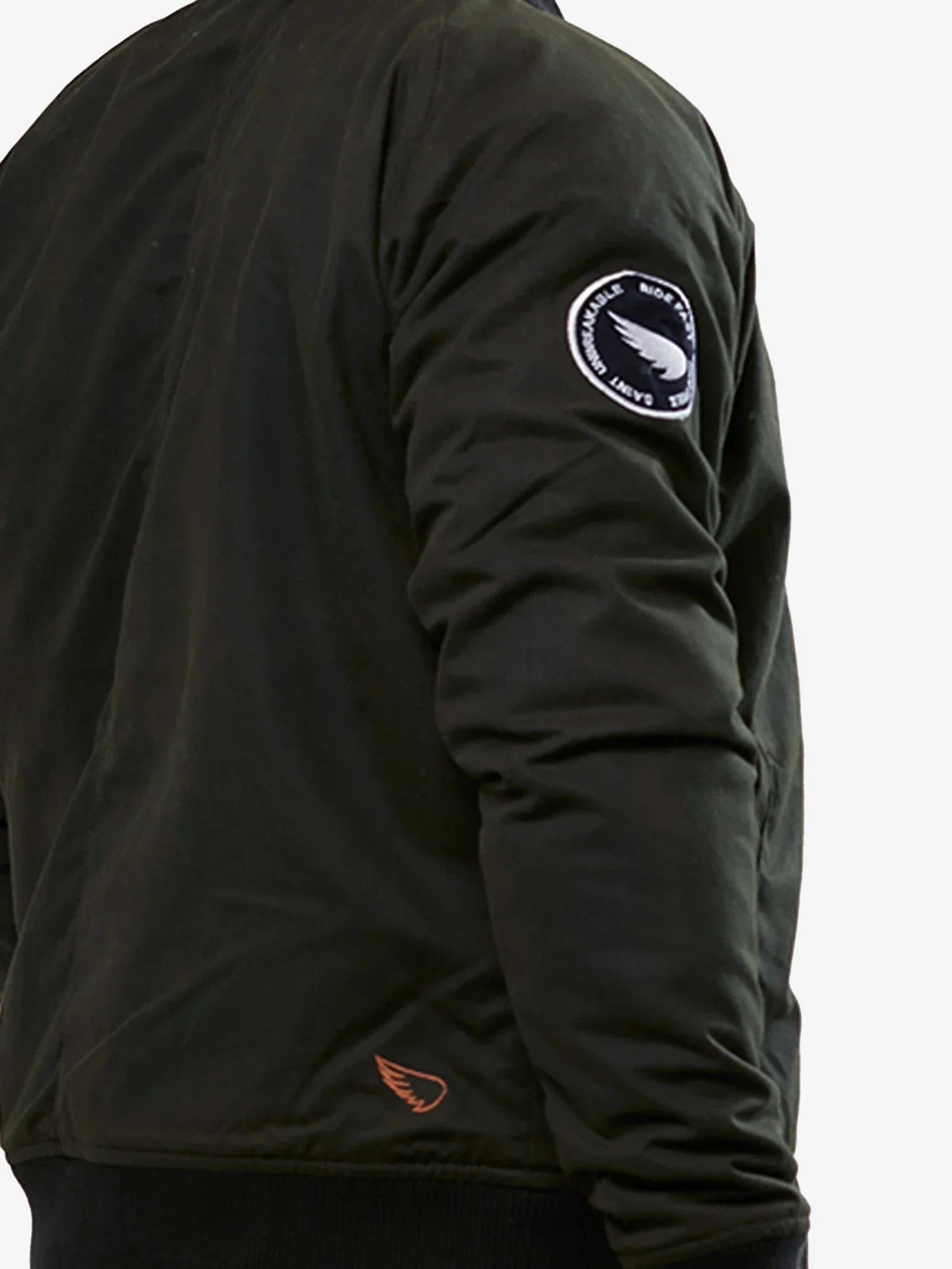 Armored Bomber Jacket | Olive Green | Armor Included - Image 5