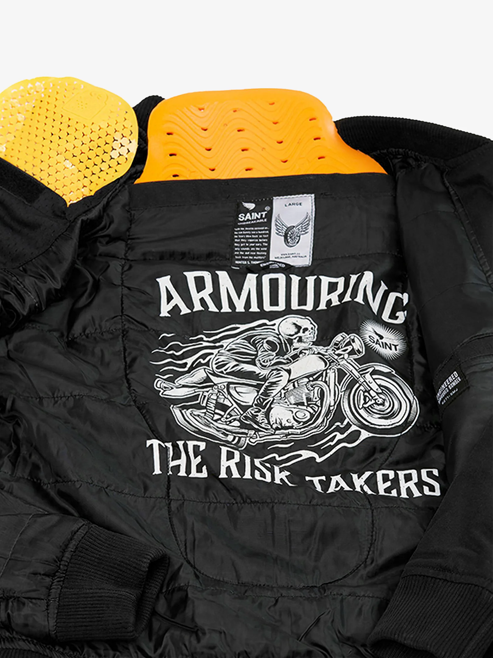 Armored Bomber Jacket | Black | Armour Included - Image 6