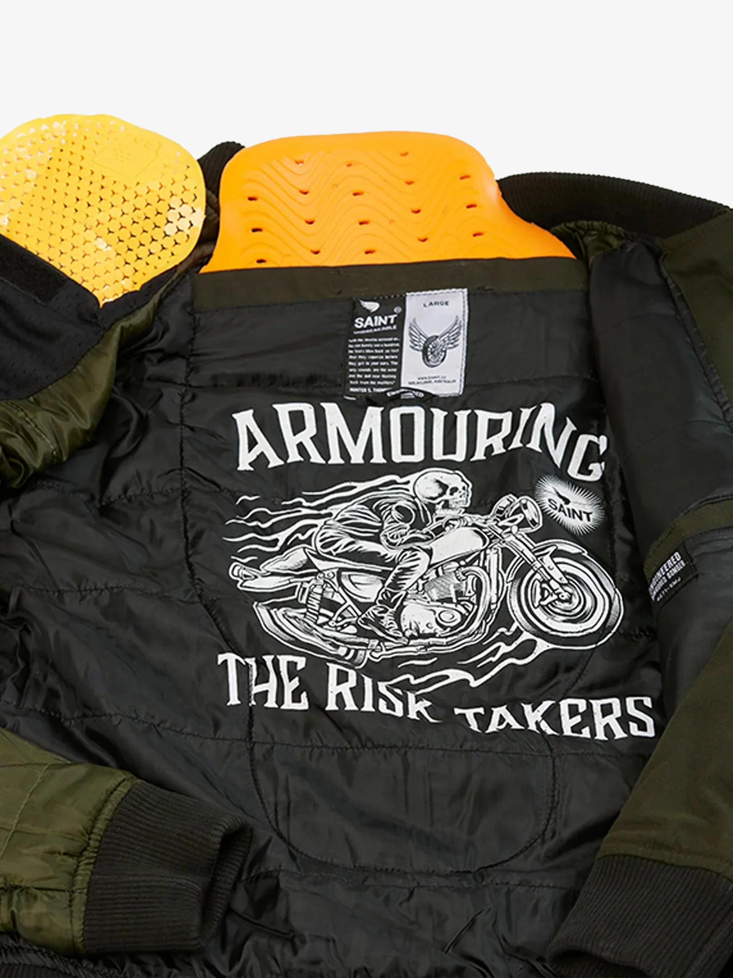 Armored Bomber Jacket | Black | Armour Included - Image 7