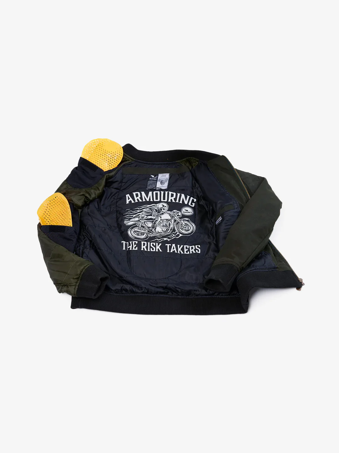 Armored Bomber Jacket | Black | Armour Included - Image 9