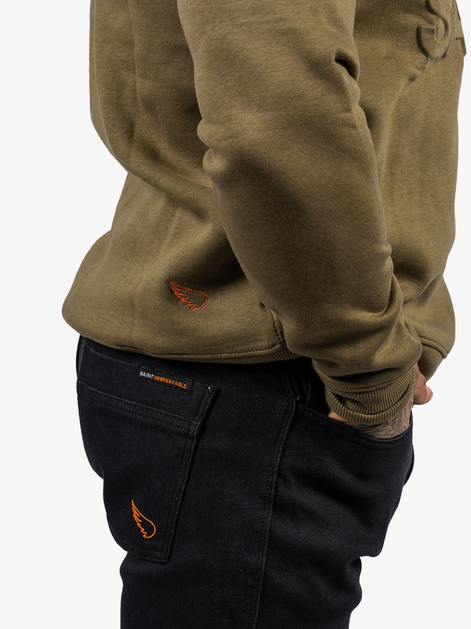 Embossed Cotton Tencel Crew - Image 4