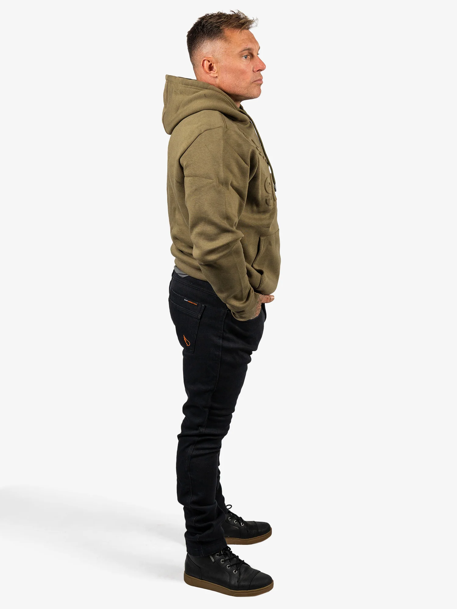 Embossed Cotton Tencel Hoodie - Image 5