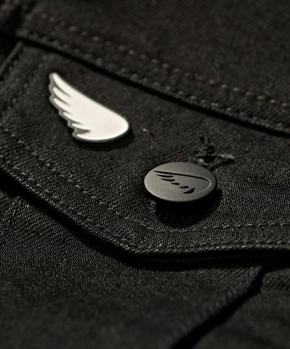 SA1NT Moto Denim Vest | Black - Image 11