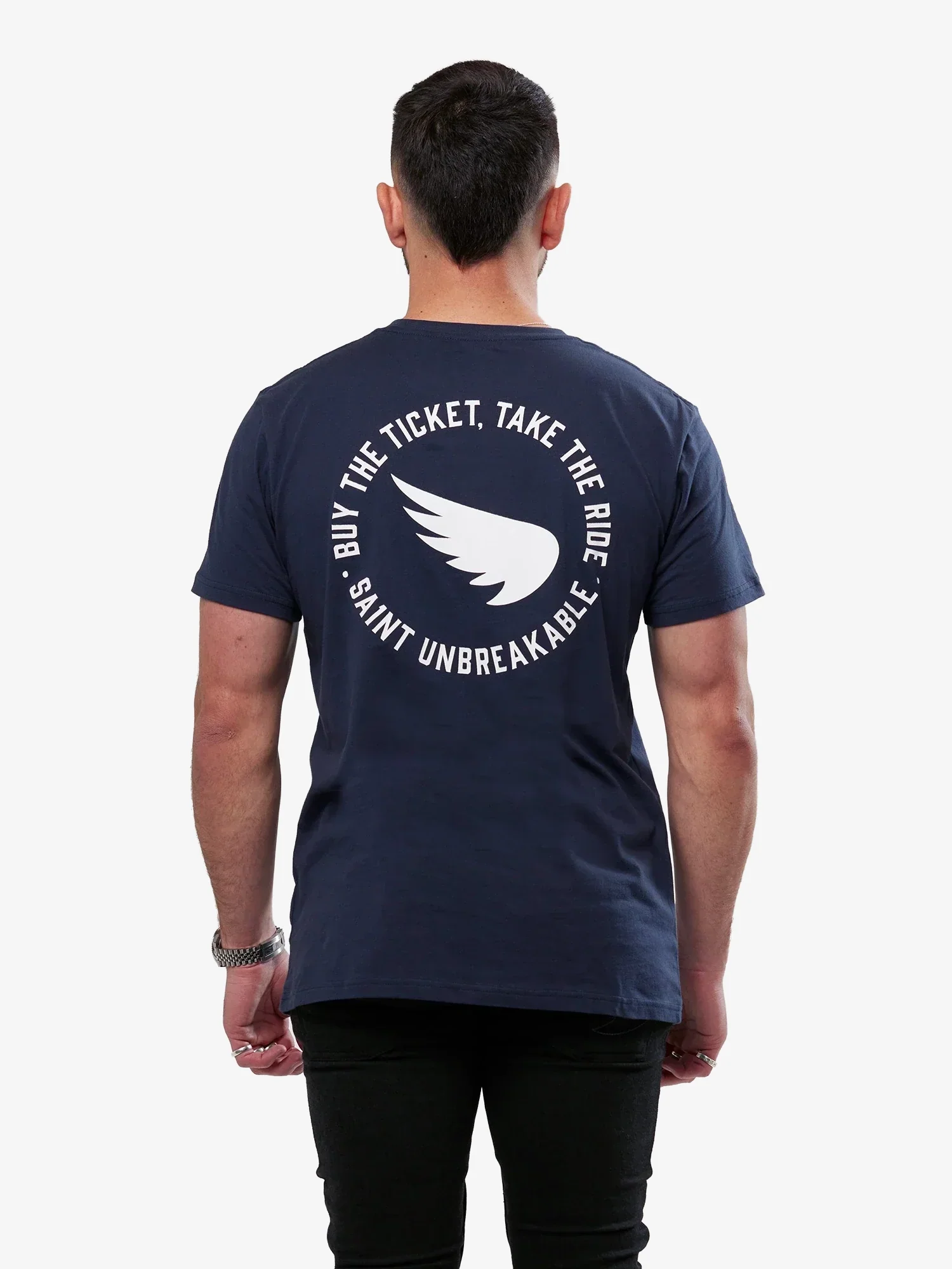 SA1NT Bullseye Tee | Petrol Blue - Image 3
