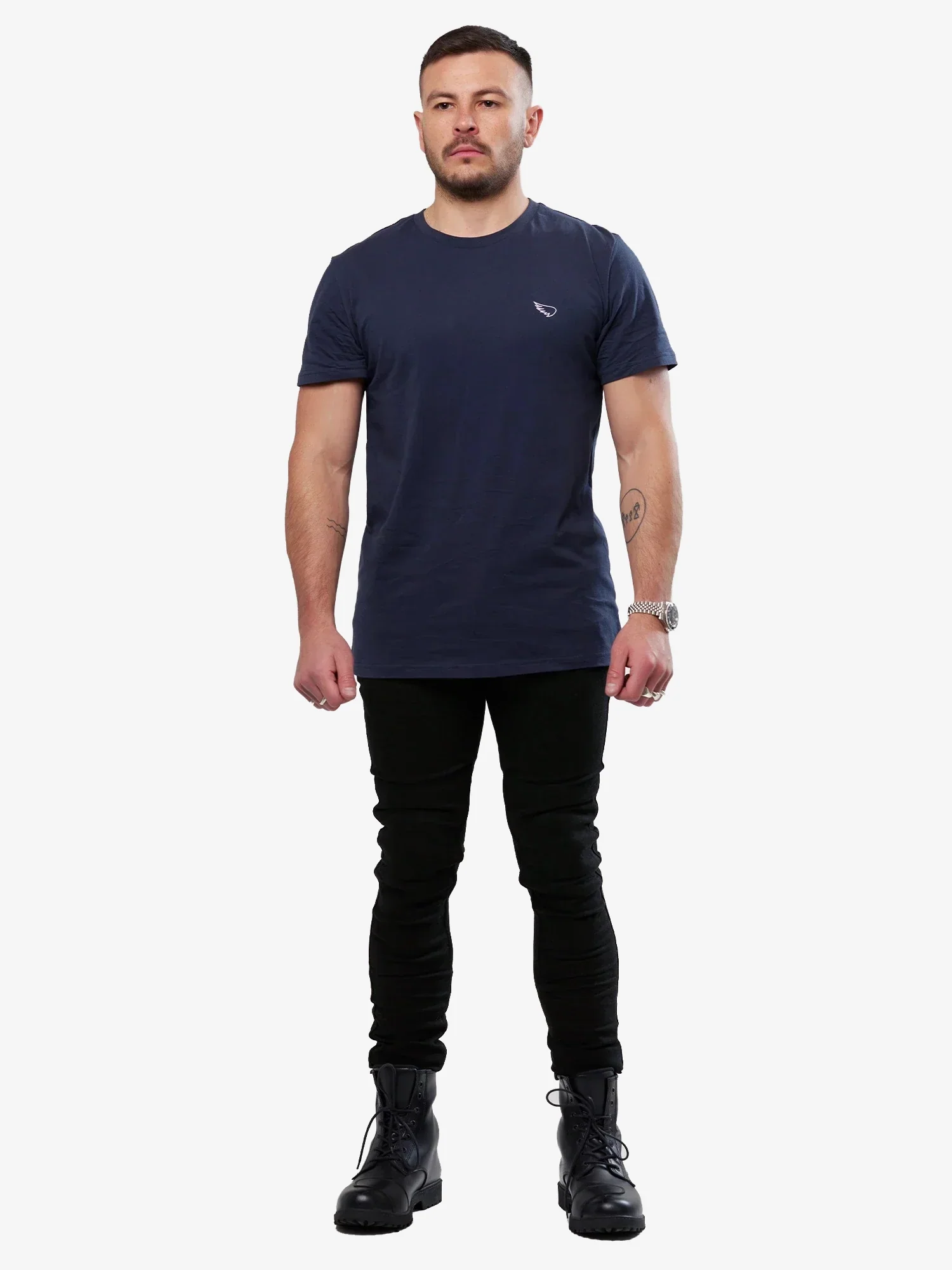 SA1NT Bullseye Tee | Petrol Blue - Image 4