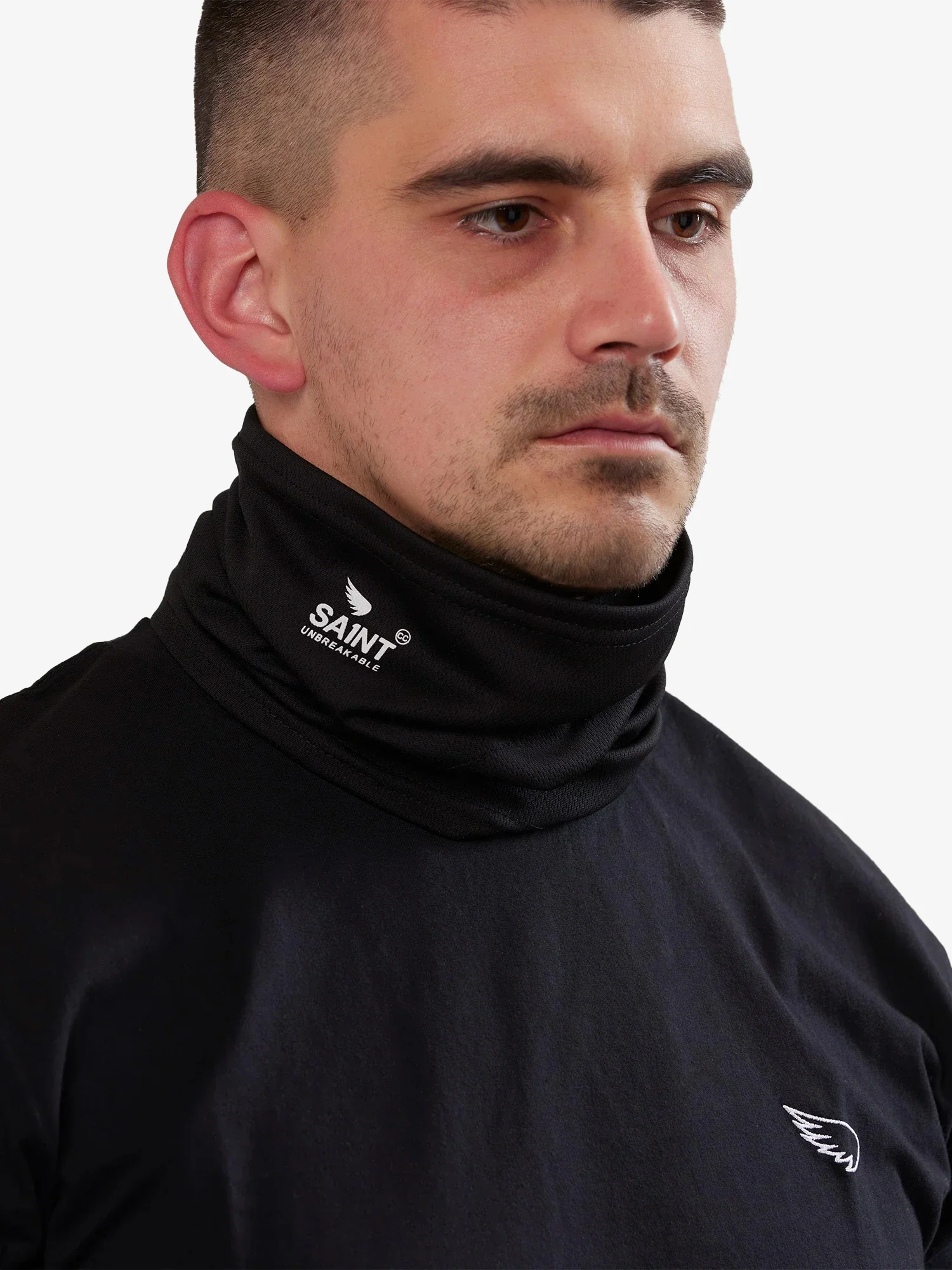 SA1NT Neck Gaiter With Filter | Black - Image 2