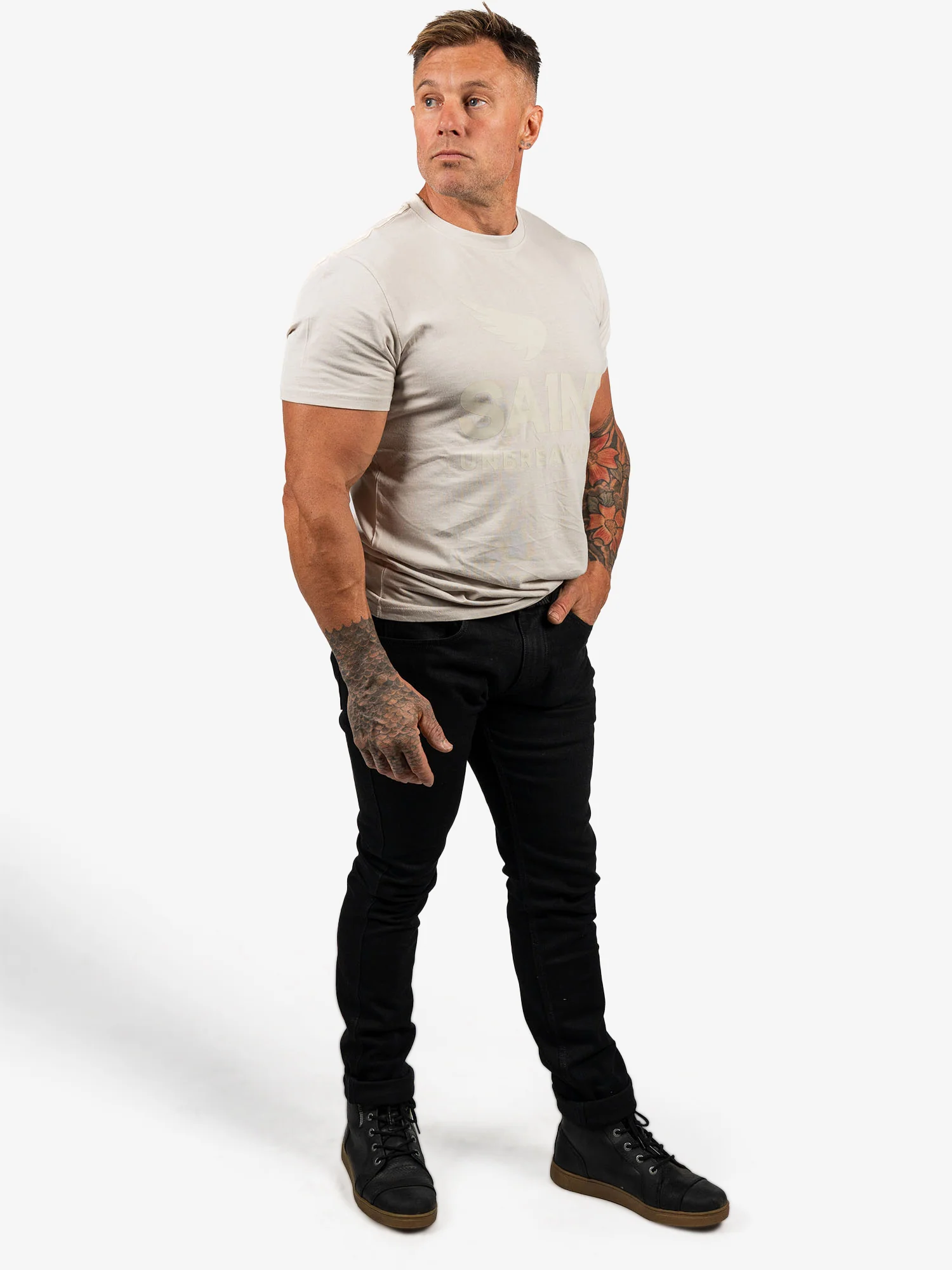 SA1NT Unbreakable Cotton Tencel Tee - Image 2