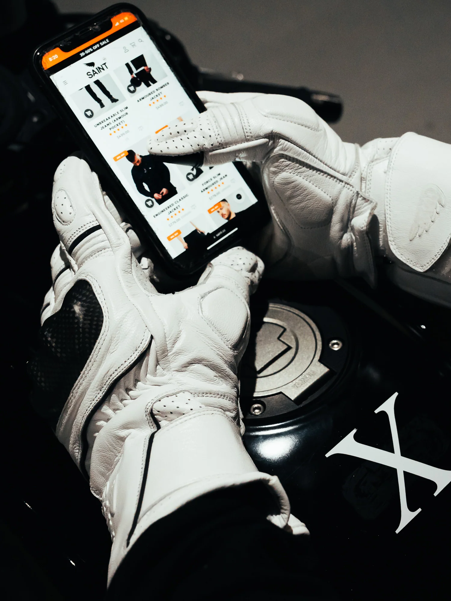 SA1NT Road Gloves 1.0 | White - Image 6