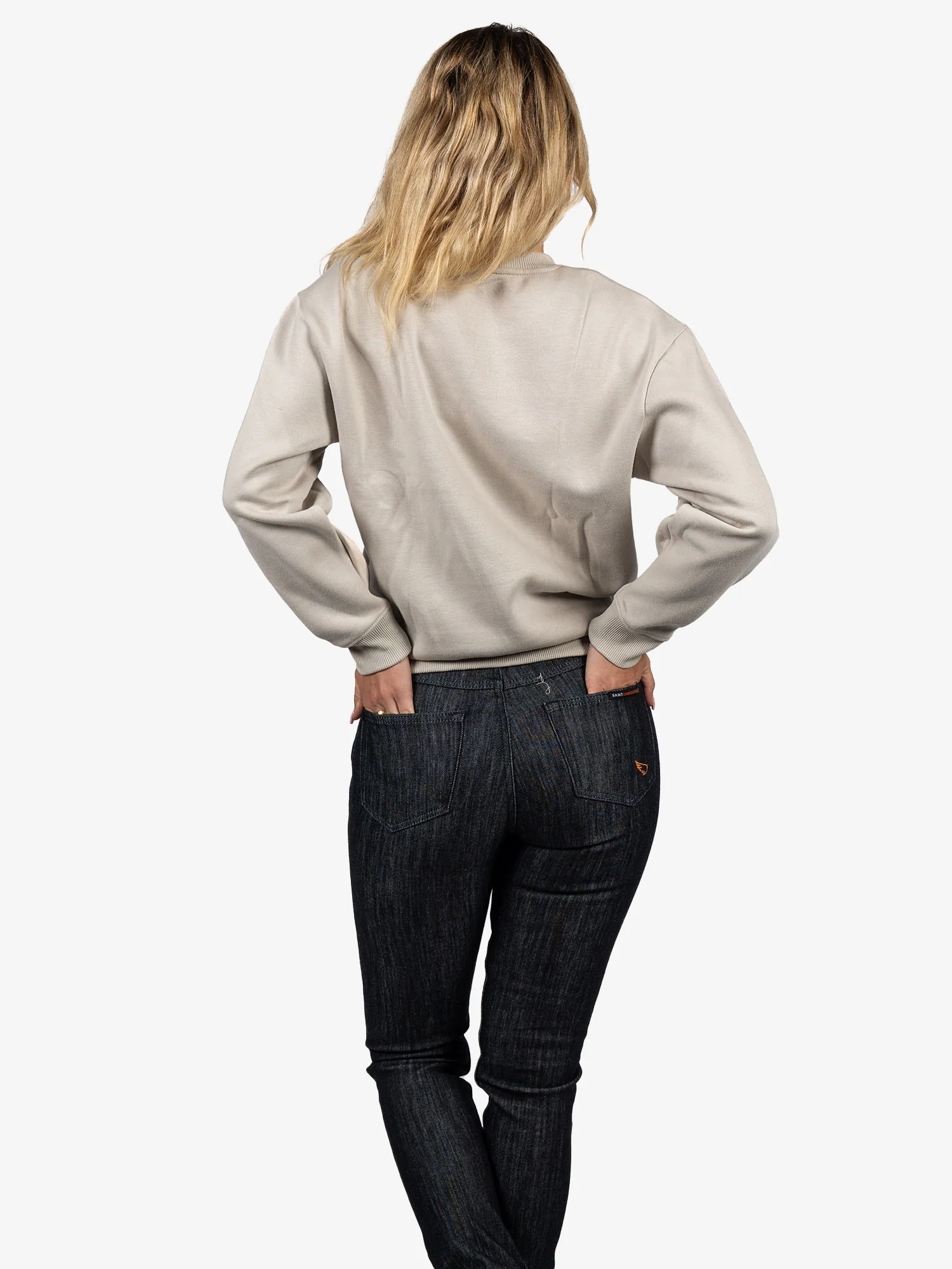 SA1NT Women's Embroidered Crew - Image 2
