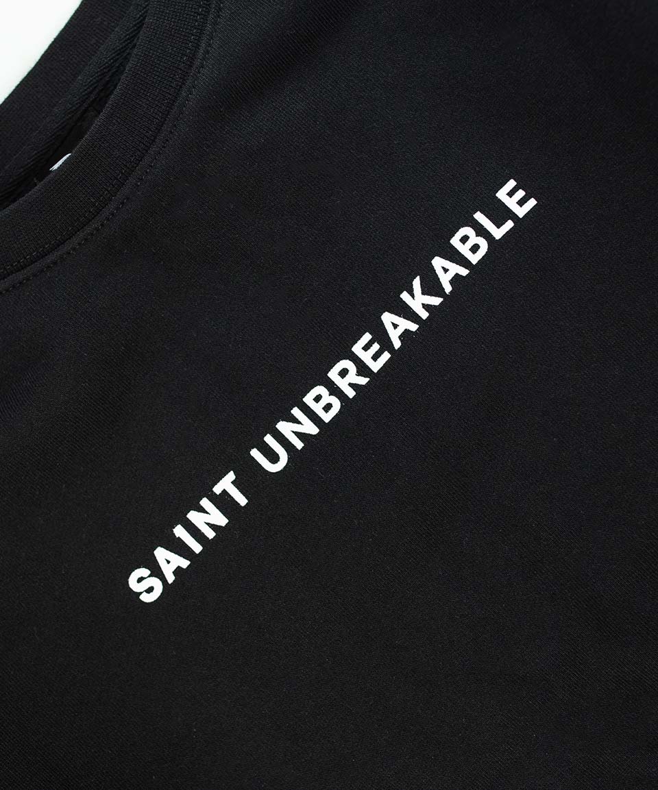 SA1NT Women's Unbreakable Minimalistic Crew | Black - Image 7