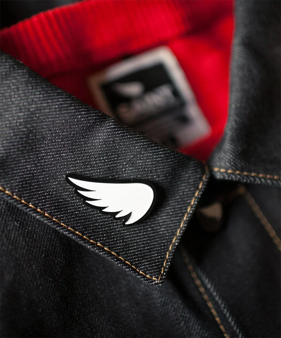Saint Wing Pin | White/Silver - Image 3