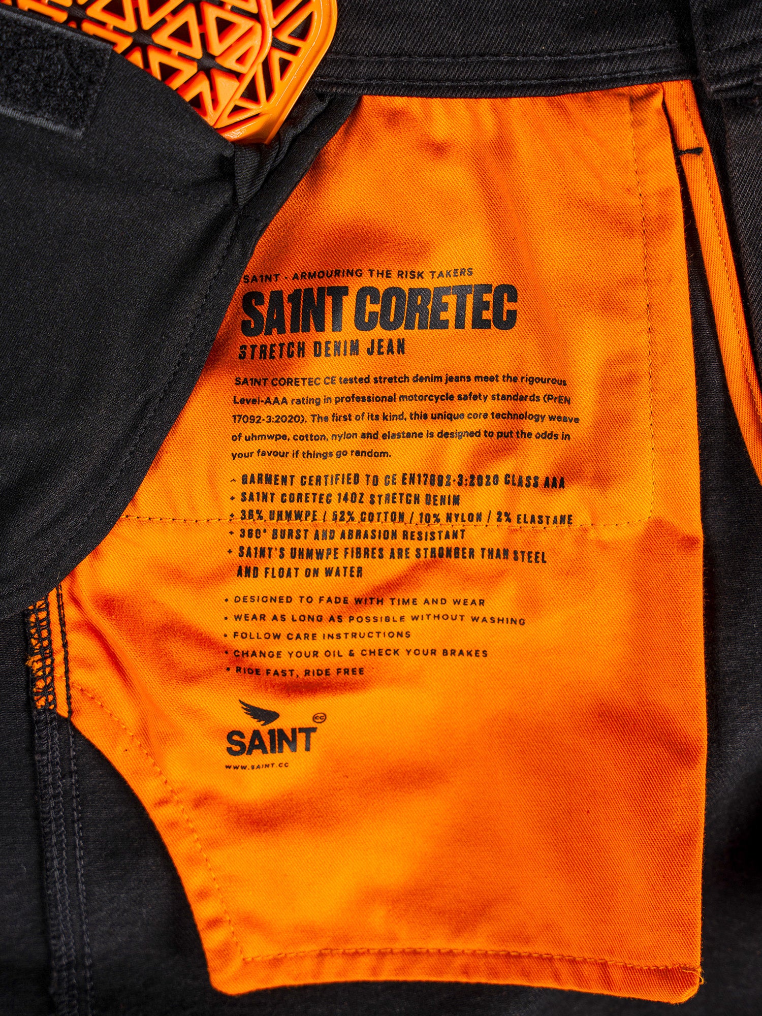 Unbreakable Coretec 14oz Straight Jeans | Armor Included - Image 8