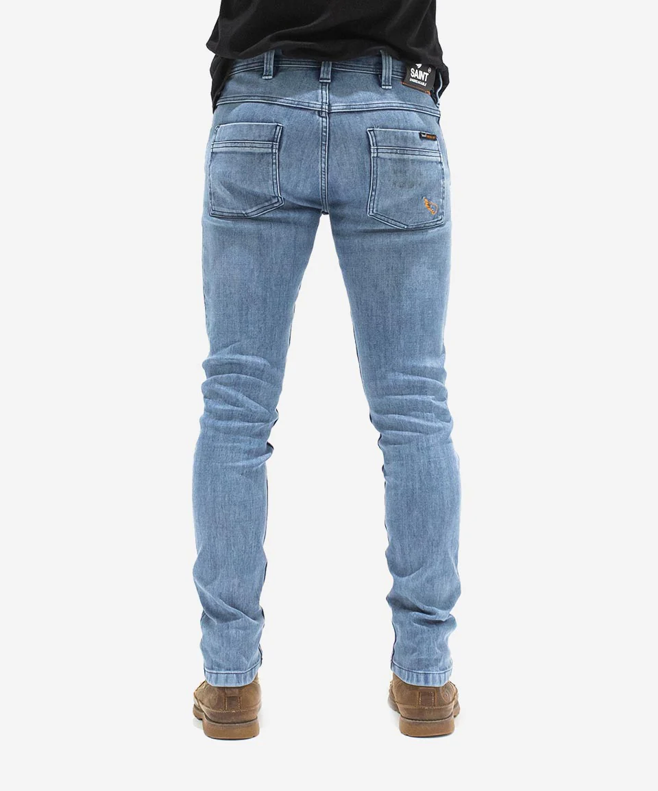 Unbreakable Slim Jeans | Light Bleached | Non-Armored - Image 7
