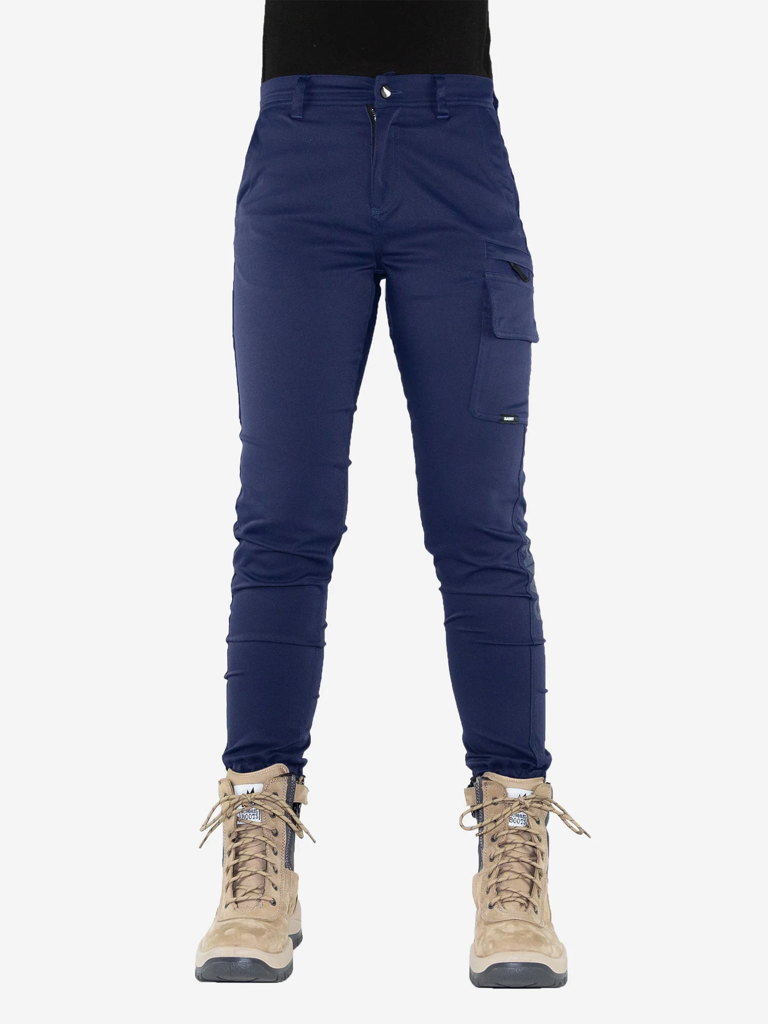 Women's Lightweight Cuffed Pant | Navy - Image 3