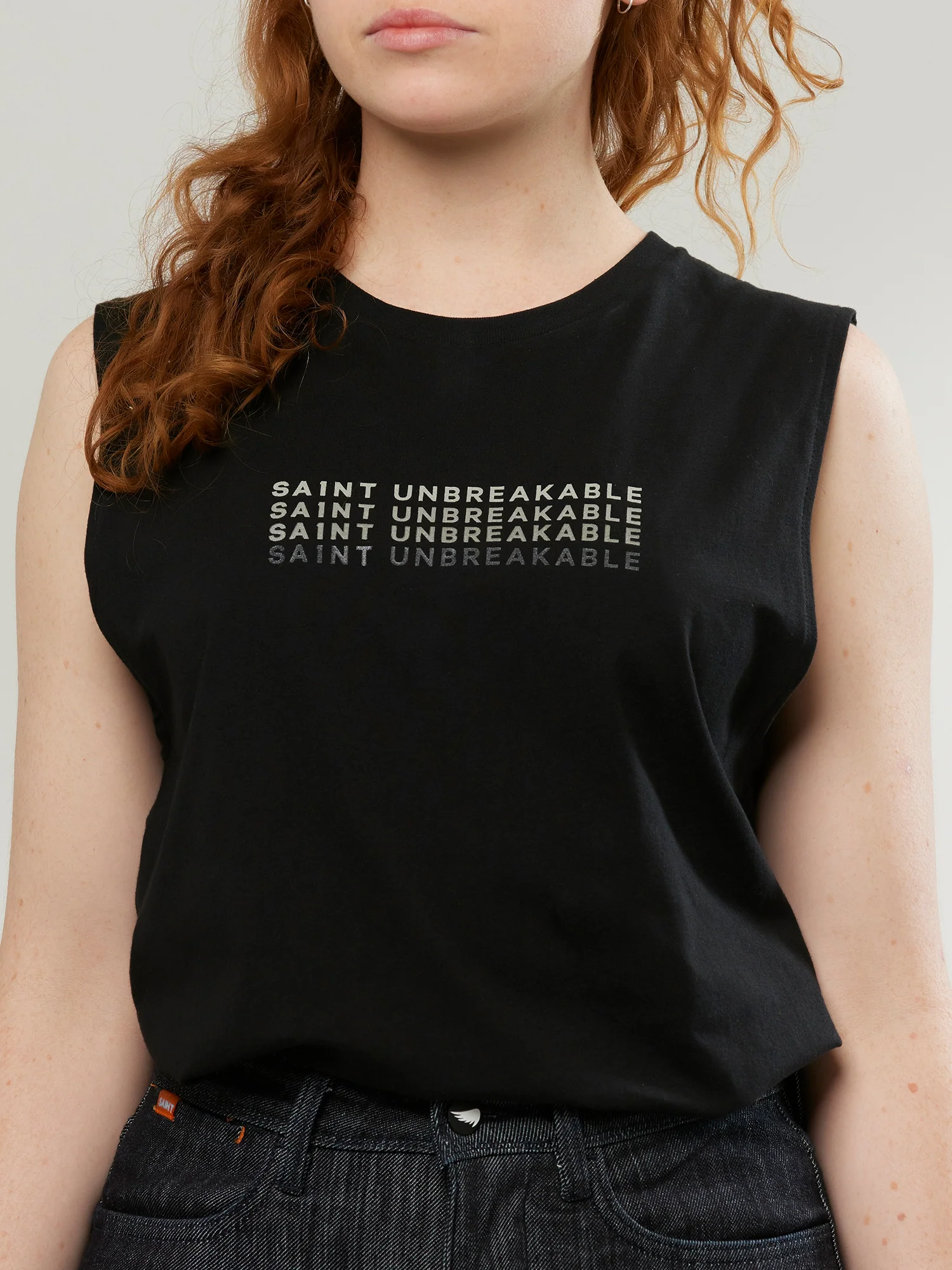 Women's SA1NT Monochrome Tank - Image 3