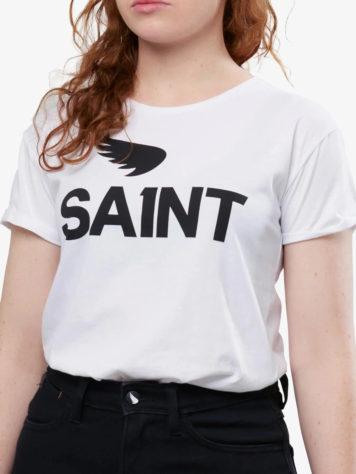 Women's SA1NT No. 1 Tee | White - Image 3