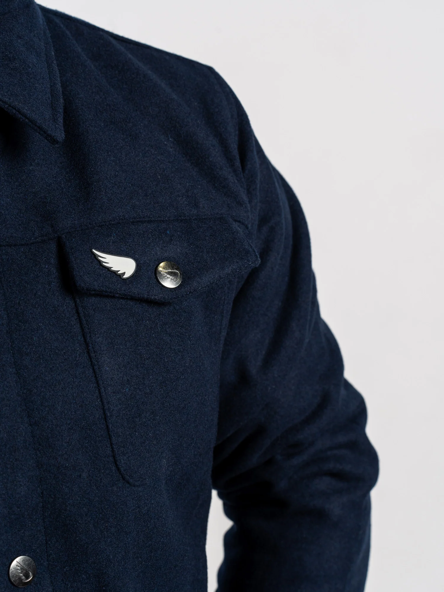 Wool Sherpa Lined Jacket - Image 3